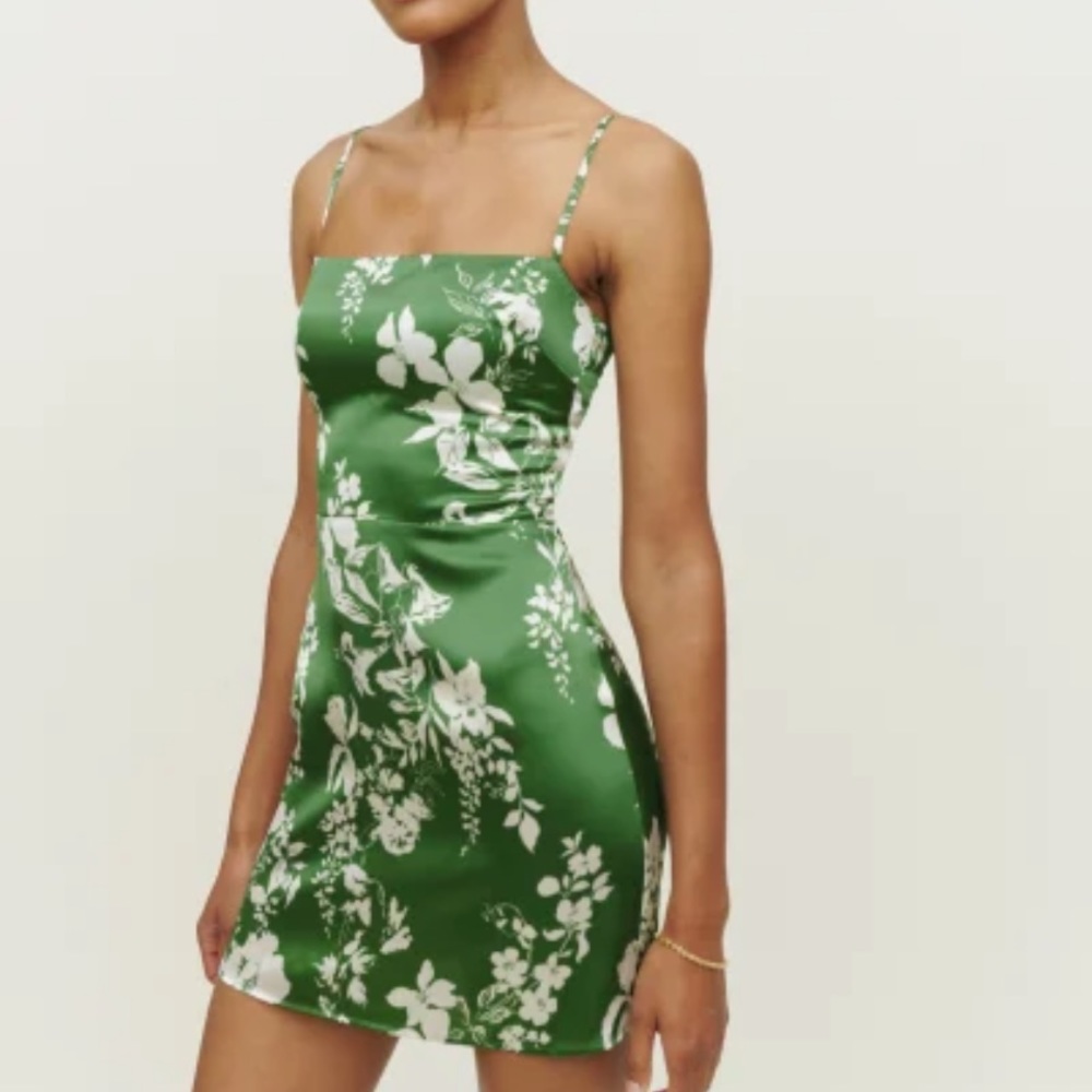 Reformation Kosta Silk Dress Mystique, size 8 (fits like 4 or 6)